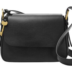 Fossil Women's Harper Eco-Leather Large Flap Crossbody Purse Handbag